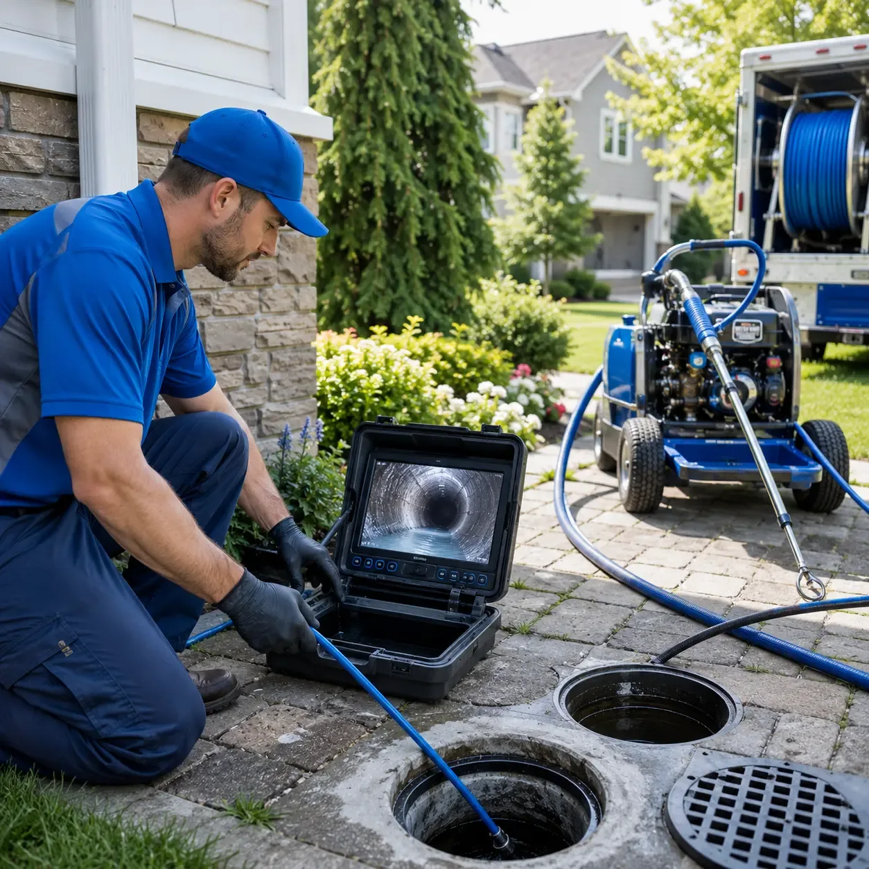 Outdoor drain cleaning professionals serving Jonestown, PA